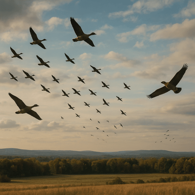 Jak ptaki znajdują drogę podczas migracji