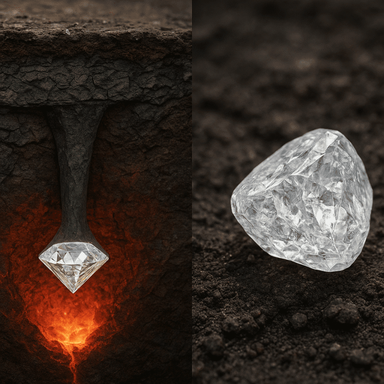 Jak powstają diamenty