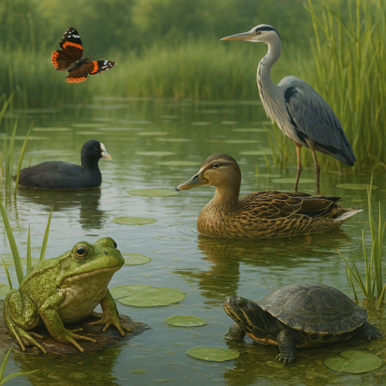 Jakie zwierzęta zamieszkują stawy