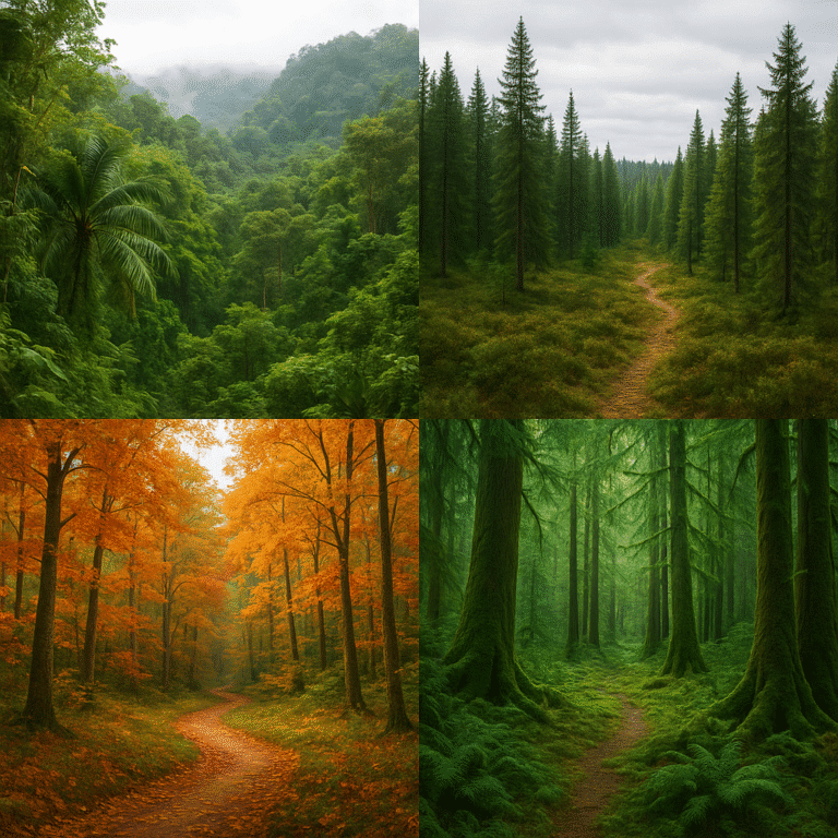 Jakie są rodzaje lasów na świecie