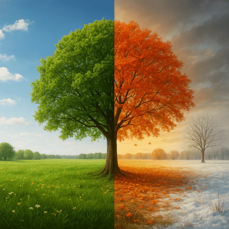 Jak powstają pory roku